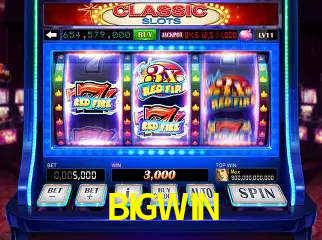 BIGWIN bônus — painel de promoções no aplicativo