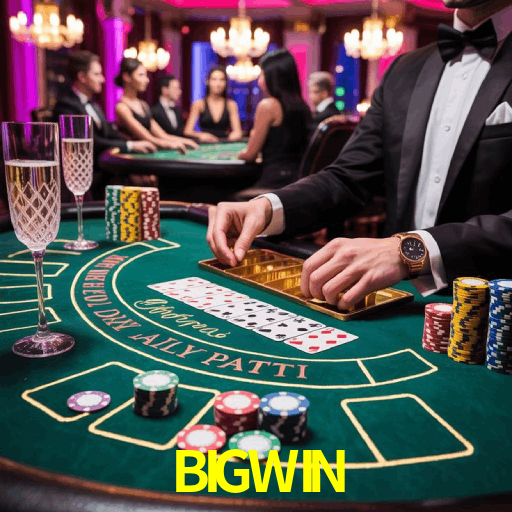 App BIGWIN para iOS e Android — interface mobile, login biométrico e PIX integrado
