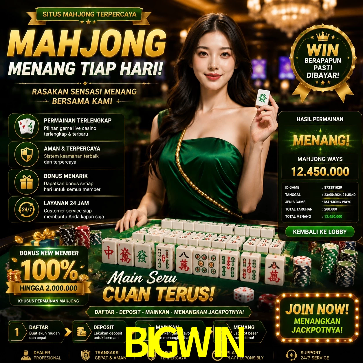 Cashback VIP BIGWIN - reembolso semanal